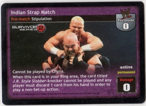 Indian Strap Match (SS2)